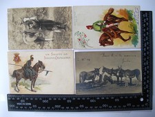 Pferde / Esel - 12X alte