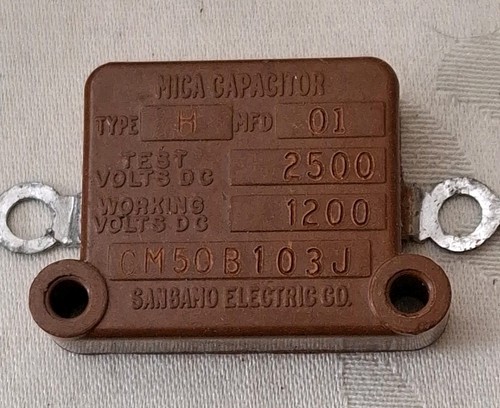 Mica kondensator 01 mf - kondensator, 0.01