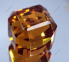 A++ Lose Edelstein Zertifiziert Padparadscha Riesiger Saphir Würfel...