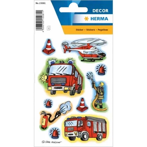 Sticker feuerwehr set - sticker,