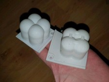 Kerzengießformen Silikonform Kerzen Gießen Bubble Form Klein 2 Stück