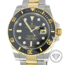 Wert 20.500,- Rolex Submariner Stahl Gold Brillant 116613LN Full Set Uhr xxyy