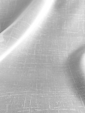 Gardine Vorhänge Stoff Meterware weiß Struktur Linie Netz Höhe 3,00m transparent