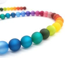 Kette bunte Polarisperlen