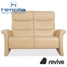 Himolla Leder Zweisitzer Creme