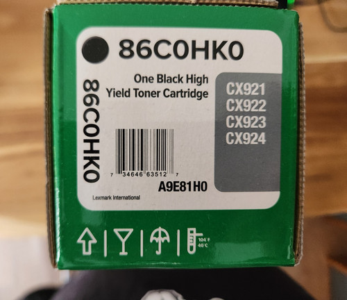 Lexmark original toner 86c0hk0 - lexmark,
