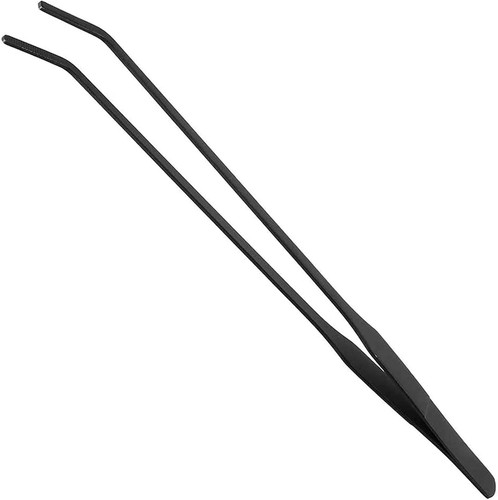 Futterpinzette 38cm gebogen - futterpinzette,