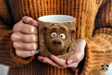 Kaffeetasse Lustiger Braunbär Kaffeebecher Geschenk Keramik