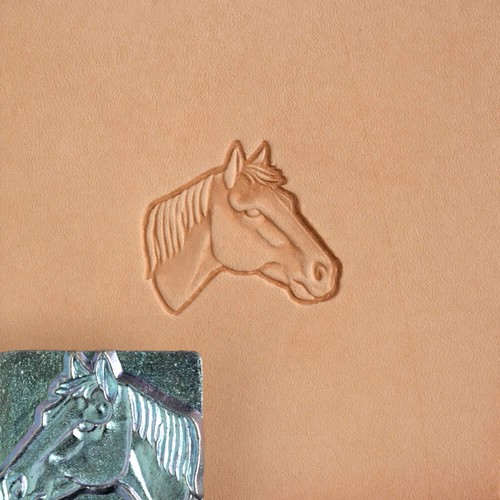 Stempel pferdekopf rechts - 3d,