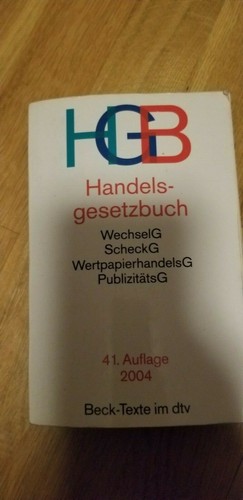 Hgb handelsgesetzbuch - hgb, 41