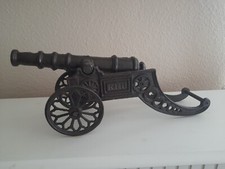 Kanone Gusseisen groß Rustikal Dekoration Antik-Stil Garten