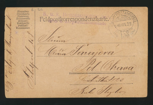 Feldpost karte 158 kuk - feldpost-karte,