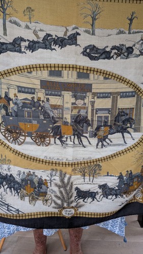 Hermès carré hiver en - "l'hiver,