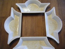 4 x Villeroy & Boch My Garden Daisy Vorspeise Halbschale Rarität - neuwertig