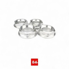 4x BBS RS RC Sechskant 6-Kant Mutter Nabendeckel Hexagon kleine Gewinde hoch