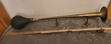 Antike Oldtimer-Hupe aus Messing  ca. 63 cm