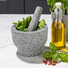 Granitmörser mit Stößel