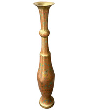 Große Messing Bodenvase