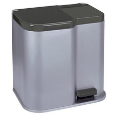 Mülleimer duo stahl - duo, 2fach