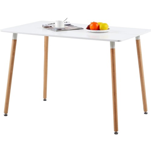 Esstisch holz buchen mdf - buchen, weiß