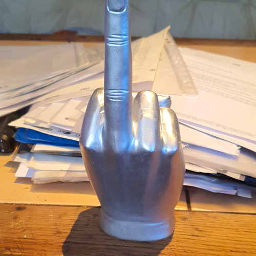 Hand skulptur mittelfinger - hand-skulptur,
