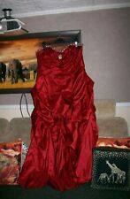 Große Mode Braut Ball??Damen-Hochzeitskleid??gr. 54 Rot  Blütenstickerei Neu