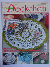 Diana Deckchen Nr. 63 - Dekorative Häkelmuster + Lehrgang: Tunesische Häkelei