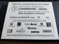 Ticket Luxemburg - Israel