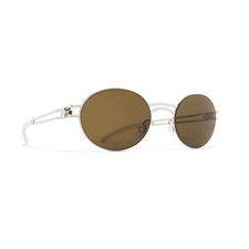 Mykita Sonnenbrille Dada 51 22 145 C051 Silver Rawbrownsolid Lens 100% Auth
