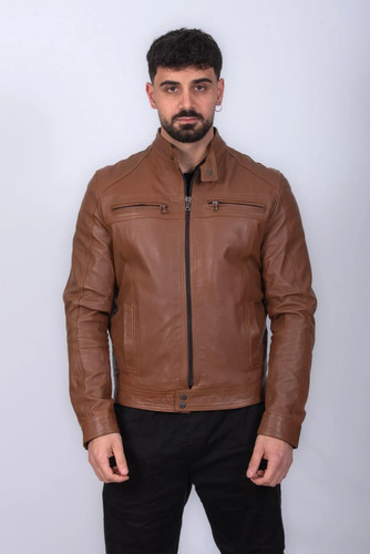 Herren lederjacke leder - herren,
