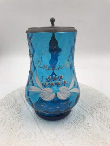 Jugendstil glas krug bunt - jugendstil,