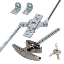 Chrom T-Griff & Zweipunkt oben