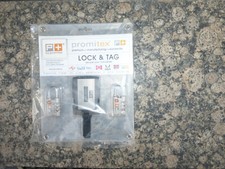 2 x TSA Kofferschloss Zahlenschloss von promitex P+ und Anhänger