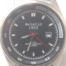 Avialic 1903 - Herrenarmbanduhr 3 ATM - mit neuer Knopfzelle - im Topzustand