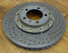 1 x PORSCHE 911 997 Turbo + S KERAMIK 380 x 34 mm PCCB GT2 RS GT3 VORNE LINKS!