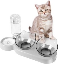 Katzen Napf mit Trinkflasche