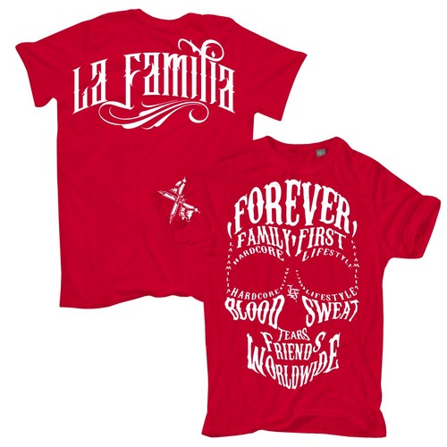 Shirt familia face tattoo - face,
