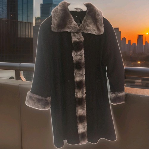 Mantel wool cashmere - cashmere, mit