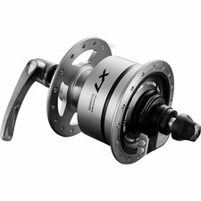 Fahrrad Nabenynamo Shimano LX DH-T670 3N Schnellspanner 32 Loch Nabe vorn grau