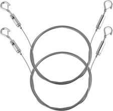 2 Stück Drahtseil Einstellbar