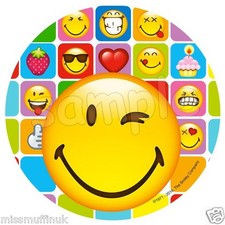 Smiley Emoji Tortenaufleger