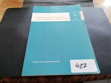 Mercedes Einführungsschrift automatisches Getriebe Typ W 4A 080/R u W 4 A 110/R