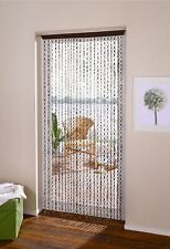 Bambus Tür Vorhang "Ring in Ring", Faden Balkon Tür Insekten Schutz Gardine