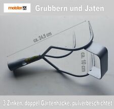 Grubber, doppel Gartenkralle, Handkultivator mit 3 Zinken 