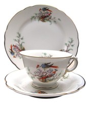 Sammeltasse 3-teiliges Gedeck mit Vogelmotiv (selten) Hersteller Rosenthal