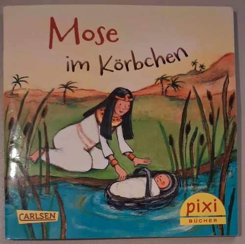 Pixi buch mose - pixi-buch, körbchen