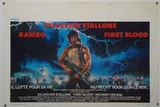 Rambo SYLVESTER STALLONE movie poster - Filmplakat 54 x 36 cm Belgien