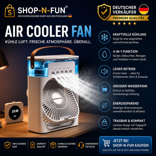 Mini luftkühler - 3-in-1,