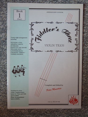 Fiddler three trios - fiddler's, geigen