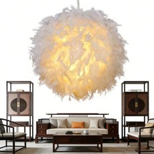 Runde Feder Hängeleuchte